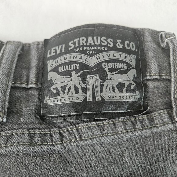 Levi's Men's Jeans Size W38 X L32  Gray Straight Leg WPL 423 CA00342 - Picture 4 of 12